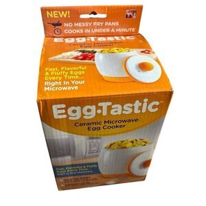 Egg Tastic Ceramic Microwave Egg Cooker *New*